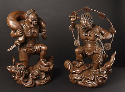 Fujin e Raijin Impressionante Figuren Impressive Statues Shinto